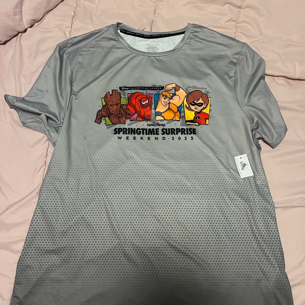 Disney Gray Springtime Surprise Weekend 2025 Graphic Tee - Short Sleeve